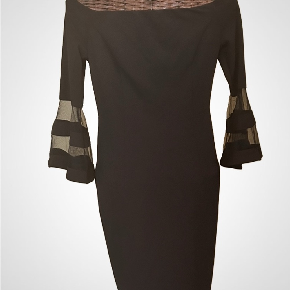 Elegant Black Off-Shoulder Dress